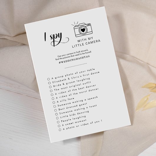 Programme de jeu de chasse photo de mariage d'espi