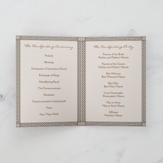 Programme de jeûne (Intérieur)