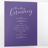 Programme de la cérémonie de renouvellement du mar (Intérieur en premier)