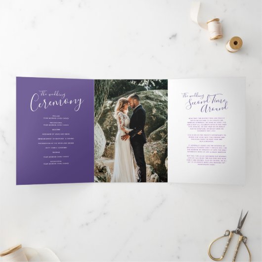 Programme de la cérémonie de renouvellement du mar (Intérieur)