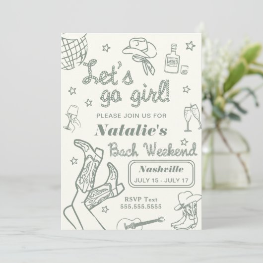 Programme de l'enterrement de vie de jeune fille à (Debout devant)