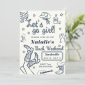 Programme de l'enterrement de vie de jeune fille à (Debout devant)