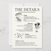 Programme de l'enterrement de vie de jeune fille L (Dos)