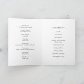 Programme de livres Mariages Feuilles de l'Eucalyp (Intérieur)