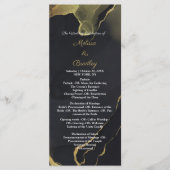 programme de marbre noir et or (Devant)