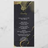 programme de marbre noir et or (Devant)