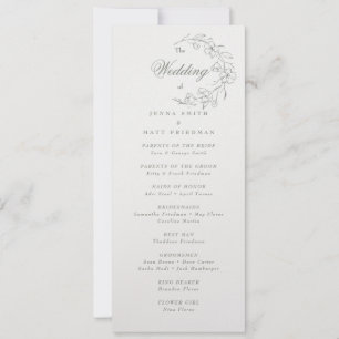 Programme de mariage