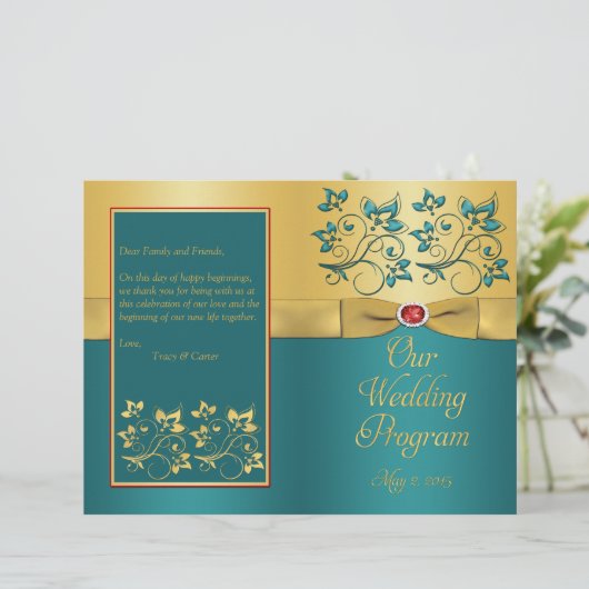 Programme de mariage (Debout devant)