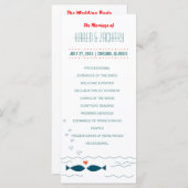 Programme de mariage (Devant / Derrière)