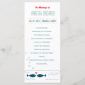 Programme de mariage (Devant)