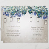 Programme de mariage (Devant / Derrière)