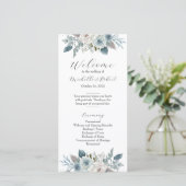 Programme de mariage (8"x4") (Debout devant)