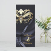Programme de mariage à bijoux en or masqué (Debout devant)