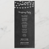 Programme de mariage à cordes de charbon (Dos)