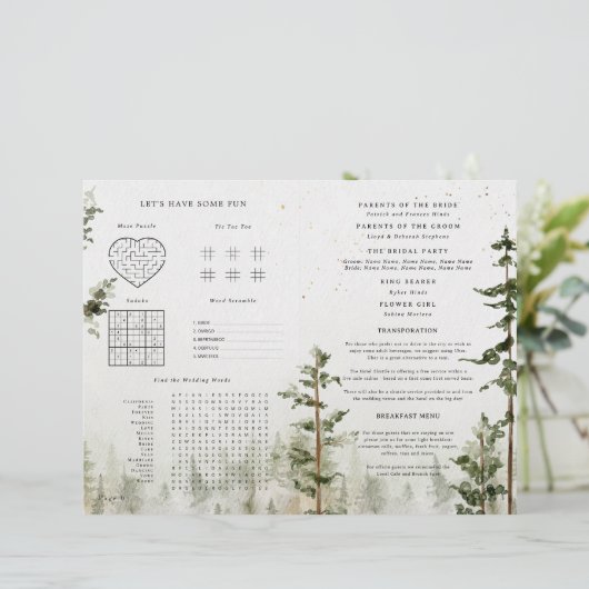 Programme de mariage à la cascade de la forêt rust (Debout devant)