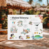 Programme de mariage à l'aquarelle à Puerto Vallar
