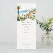 Programme de mariage à l'aquarelle de Puerto Valla (Debout devant)