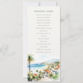 Programme de mariage à l'aquarelle de Puerto Valla (Dos)