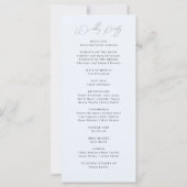 Programme de mariage à New York avec vue sur la vi (Dos)