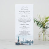 Programme de mariage à New York avec vue sur la vi (Debout devant)