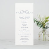 Programme de mariage à nœud papillon bleu foncé Co (Debout devant)