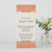 Programme de mariage à rouleaux et à rouleaux élég (Debout devant)