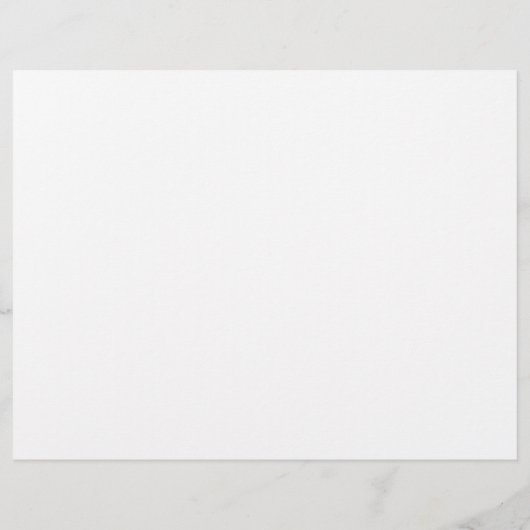 Programme de mariage à trois volets blanc et fleur (Dos)