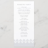 Programme de mariage arabesque | Gray (Dos)