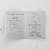 Programme de mariage Arbres de bouleau Oiseaux d'a (Intérieur)