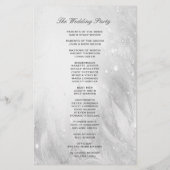 Programme de mariage | Argent souple (Dos)