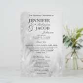 Programme de mariage | Argent souple (Debout devant)