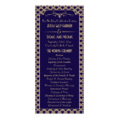 Programme de mariage Art Déco Gatsby des années 19 (Devant)