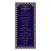 Programme de mariage Art Déco Gatsby des années 19 (Dos)