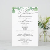 Programme de mariage au eucalyptus | Botanique en (Debout devant)