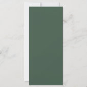 Programme de mariage au monogramme de muguet (Dos)