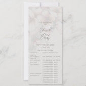 Programme de mariage aux fleurs de cerisier élégan (Devant)