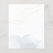 Programme de Mariage avec Icônes Modernes (Dos)