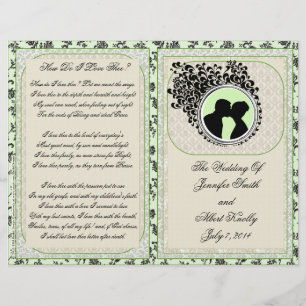 Programme de mariage (Bifold Design)