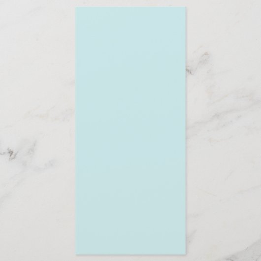 Programme de mariage bleu blanc vintage (Dos)