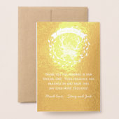 PROGRAMME DE MARIAGE Boho Deer Antler Typographie  (Derrière avec enveloppe)