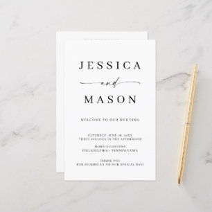 Programme de mariage budgétaire classique