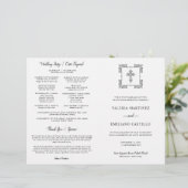 Programme de mariage catholique bilingue espagnol (Debout devant)