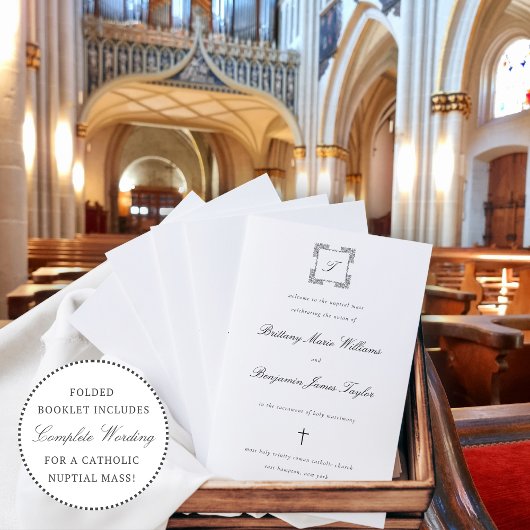 Programme de mariage catholique classique - Messe