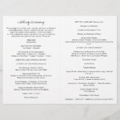 Programme de mariage catholique en Bretagne avec m (Dos)