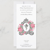 Programme de mariage catholique orthodoxe byzantin (Devant)
