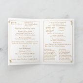 Programme de mariage catholique Vierge Marie (Intérieur)