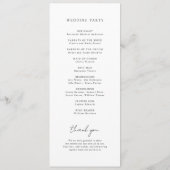 Programme de mariage céleste de la lune d'or (Dos)