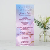 Programme de mariage cerise personnalisable (Debout devant)