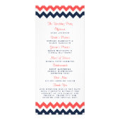 Programme de mariage Chevron de la Marine moderne (Dos)
