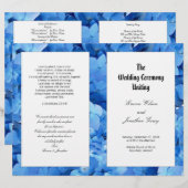 Programme de mariage chrétien catholique Bigleaf H (Devant / Derrière)